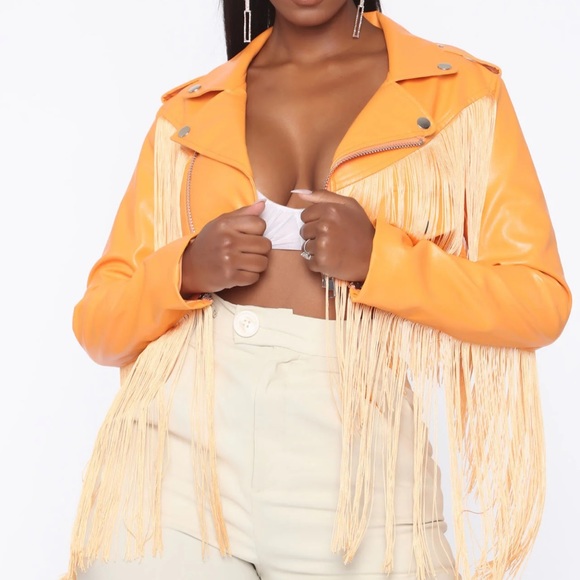 Fashion Nova Jackets & Blazers - Biker Friendly Faux Leather Jacket